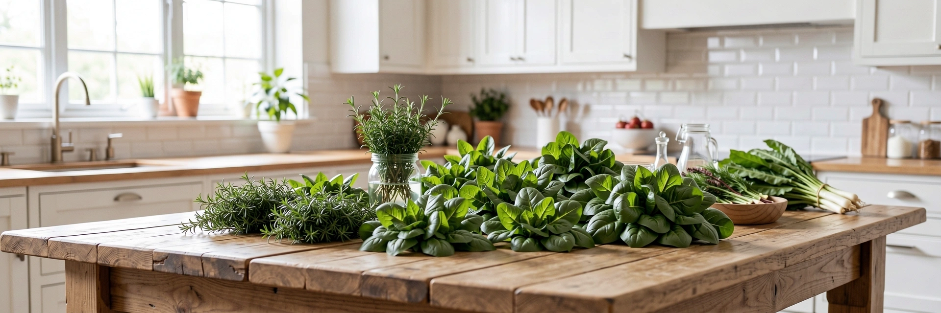 Spațiu de lucru culinar sănătos